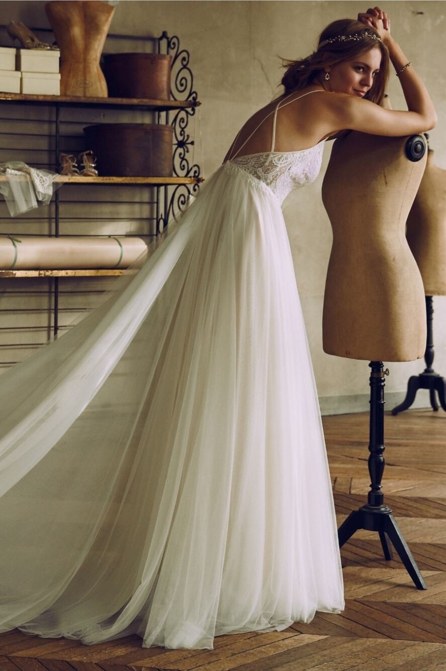 Willow by Watters Rosalind 56740R Ivory Lace Wedding Dress Gown - Size 0
